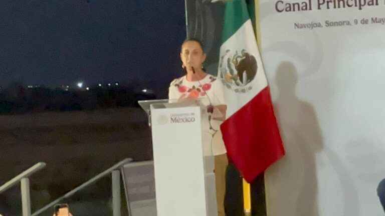 Sheinbaum inaugura acueducto Seri y celebra el 10 de mayo en Cajeme Sheinbaum en Sonora: inaugura acueducto Seri y celebra el 10 de mayo desde Cajeme