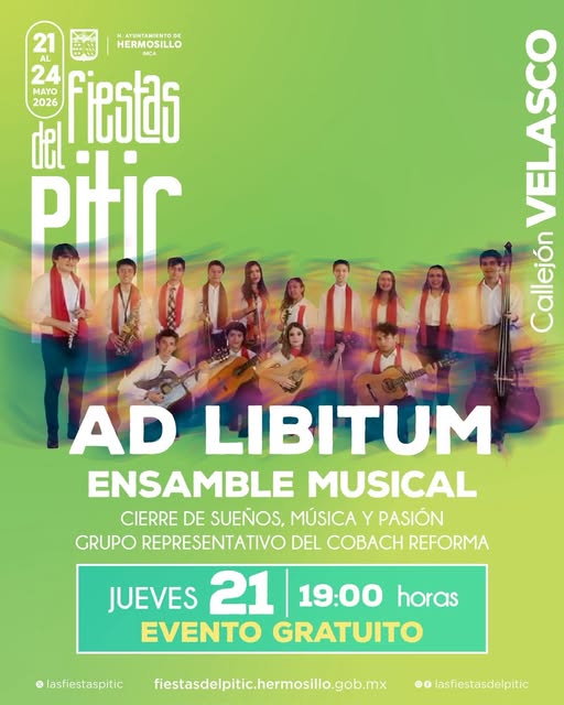 El Callejón Velasco albergará eventos culturales en Hermosillo 🎭✨ ¡El Callejón Velasco se llenará de talento en las #FiestasDelPitic2026! 🎶🎤 Disfruta de música, teatro y espectácul...