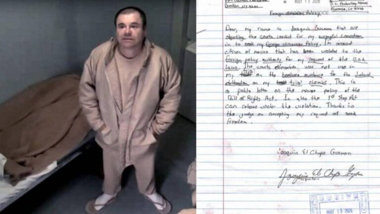 Joaquín “El Chapo” Guzmán solicita nuevo juicio y extradición a México ante corte en EE.UU.