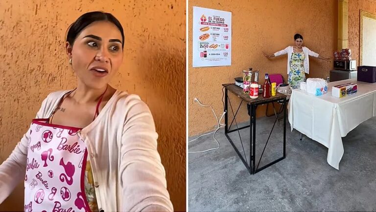 Gomita abre puesto de comida y causa polémica en redes