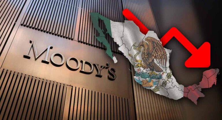 Moody’s reduce calificación crediticia de México al límite del grado de inversión por deuda y bajo crecimiento Moody’s reduce calificación crediticia de México al límite del grado de inversión por deuda y bajo crecimiento