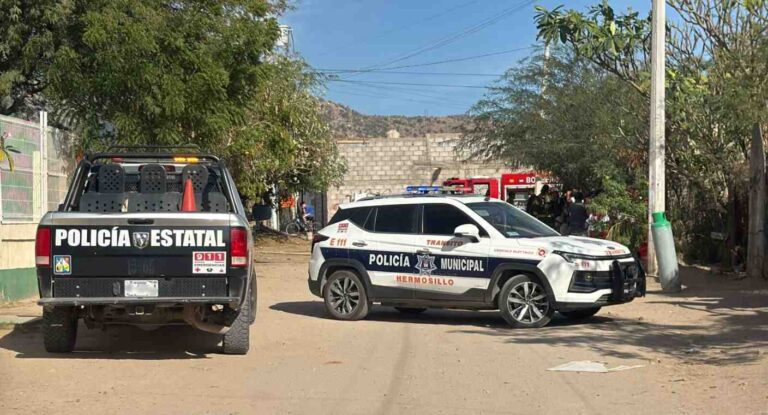 Detienen a hombre por amenazar con machete a automovilista en el norte de Hermosillo