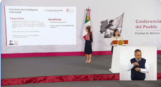Impulsan Cátedras de la Diáspora Mexicana para Vincular Talento Científico en el Extranjero Impulsan Cátedras de la Diáspora Mexicana para Vincular Talento Científico en el Extranjero
