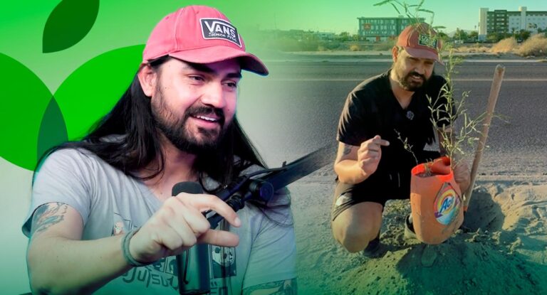 Ulises Bujanda impulsa campaña para plantar árboles y reducir el calor en Hermosillo
