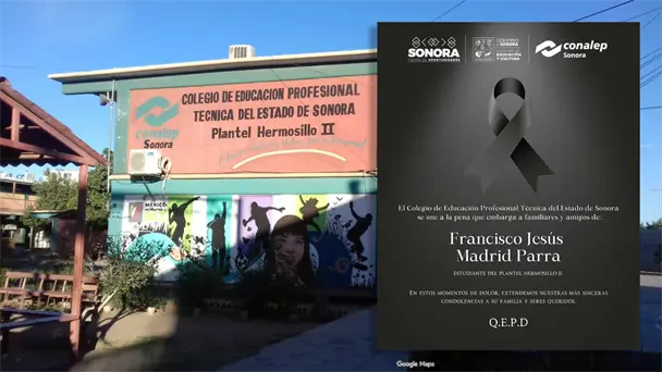 Adolescente muere mientras esperaba el camión para ir al Conalep en Hermosillo Adolescente muere mientras esperaba el camión para ir al Conalep en Hermosillo