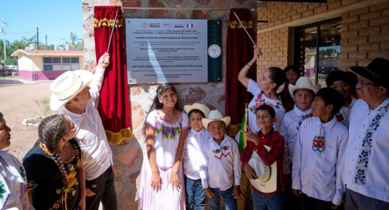 Inauguran comedor escolar para niños indígenas en Sonora Suman 27 comedores en comunidades originarias de Sonora en beneficio de casi dos mil niños, niñas y adolescentes