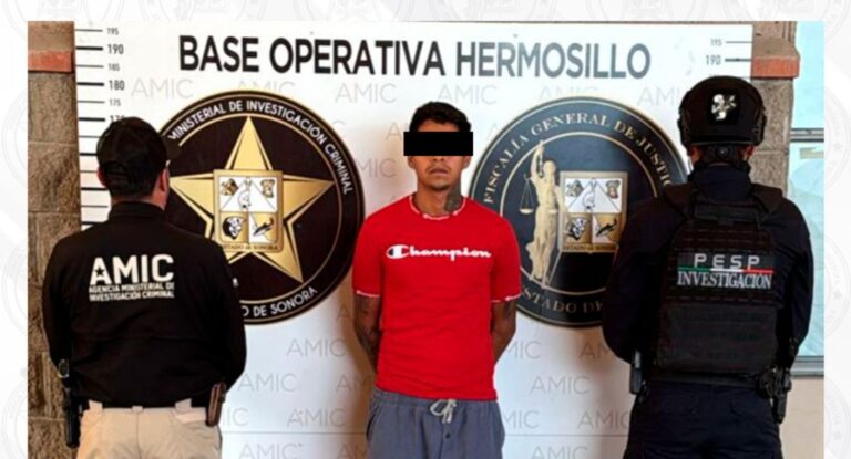Detienen en Hermosillo a presunto implicado en homicidio registrado en San Luis Río Colorado Detienen en Hermosillo a presunto implicado en homicidio registrado en San Luis Río Colorado