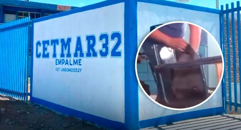 Separan a maestro de Cetmar Empalme tras video sacando pertenencias de mochilas Separan a maestro de Cetmar Empalme tras video sacando pertenencias de mochilas