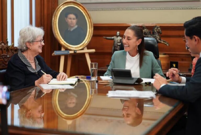 Sheinbaum y primera ministra de Barbados impulsan cooperación bilateral