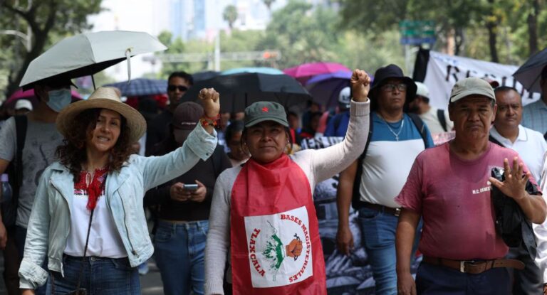 CNTE levanta plantón en CDMX tras 19 días y acuerda con SEP avances en demandas magisteriales