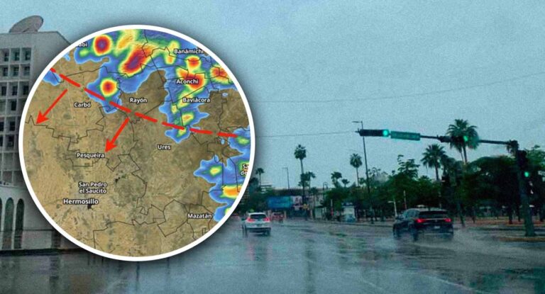 Posibles lluvias en Hermosillo por tormentas que se acercan desde la sierra