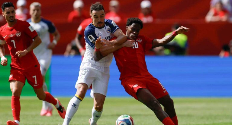 Canadá empata con Bosnia y Herzegovina en el inicio del Grupo B del Mundial 2026
