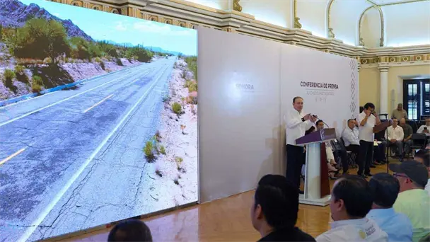 Durazo duplica inversión para rehabilitación de carreteras en Sonora