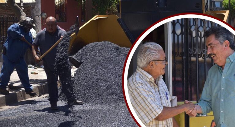 Cajeme avanza en la rehabilitación de calles con más de 30 mil metros cuadrados recarpeteados