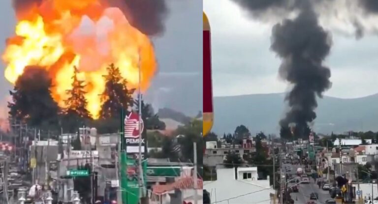 Explosión en almacén de gas en Puebla provoca evacuación de 2 mil personas