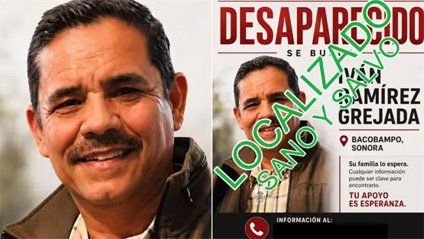 Localizan sano y salvo a Iván Gildardo tras desaparición en Etchojoa