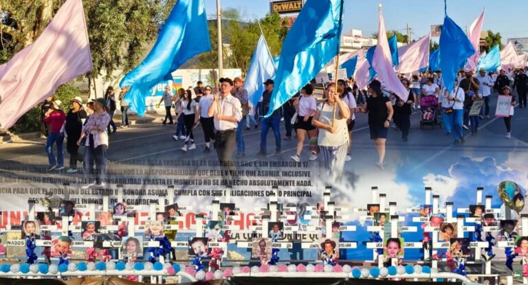 Hermosillenses conmemoran 17 años de la tragedia en Guardería ABC y exigen justicia por 49 niños fallecidos