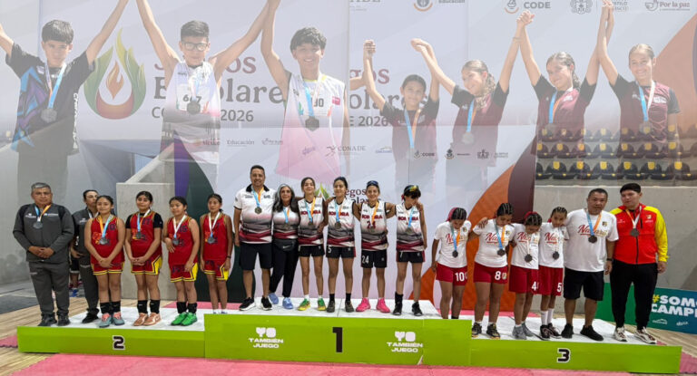 Sonora destaca en Juegos Escolares 2026 y logra tercer lugar nacional