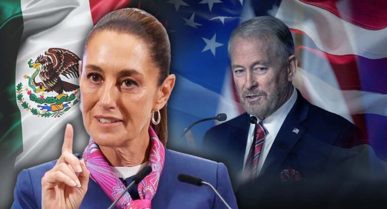Sheinbaum pide al embajador de EE.UU. respetar la soberanía política de México