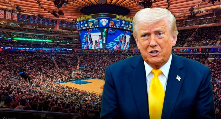 Refuerzan seguridad en Madison Square Garden por visita de Trump en Finales de la NBA