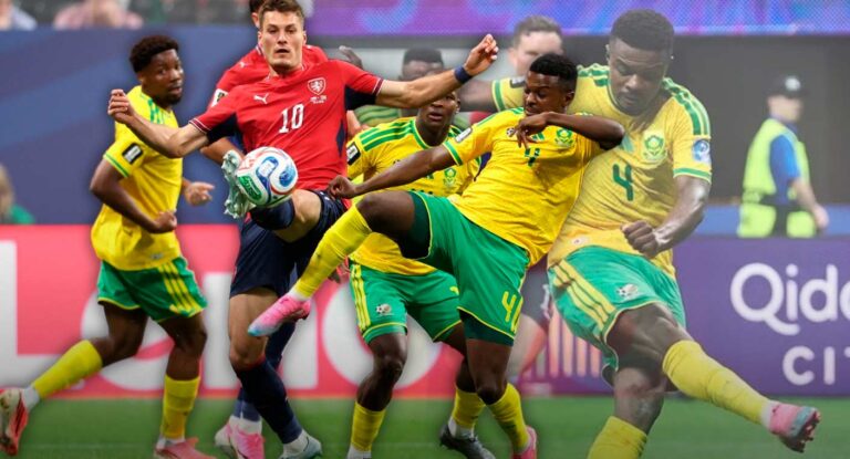 Sudáfrica empata en los últimos minutos y complica a República Checa en el Grupo A