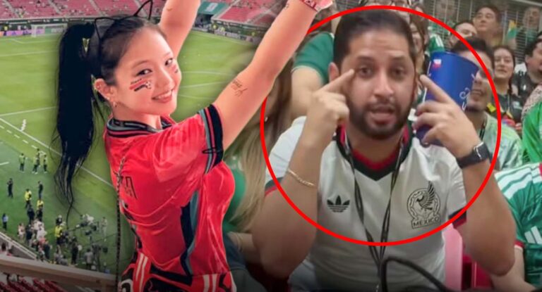 Influencer surcoreana denuncia gesto racista en tribuna del Estadio Guadalajara durante Mundial 2026