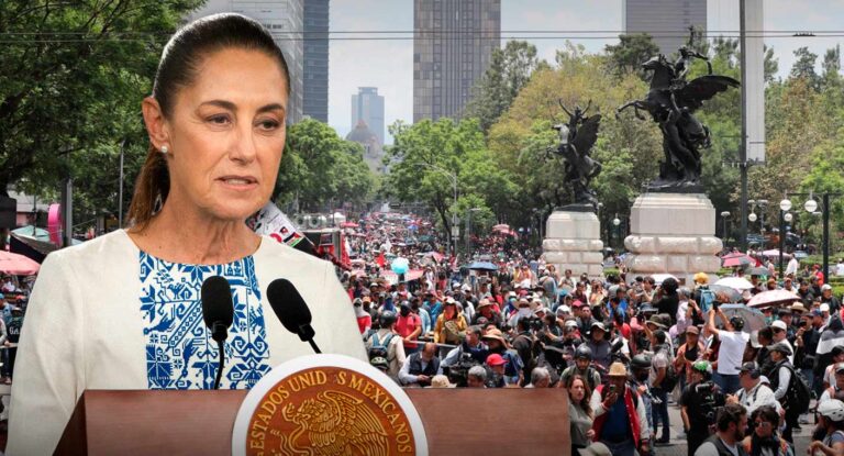Sheinbaum asegura que no habrá represión ante protestas por Mundial de Futbol