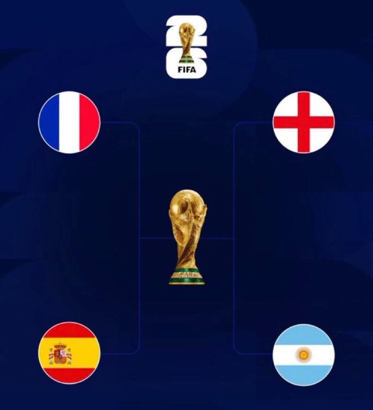Estados Unidos, México, Argentina y Brasil disputarán la Copa Mundial de Fútbol