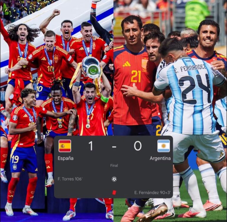 España vence 1-0 a Argentina y se corona campeón del mundo