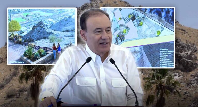 El Cerro de la Cementera se integra a La Sauceda en Hermosillo y tendrá un mirador, confirma Durazo