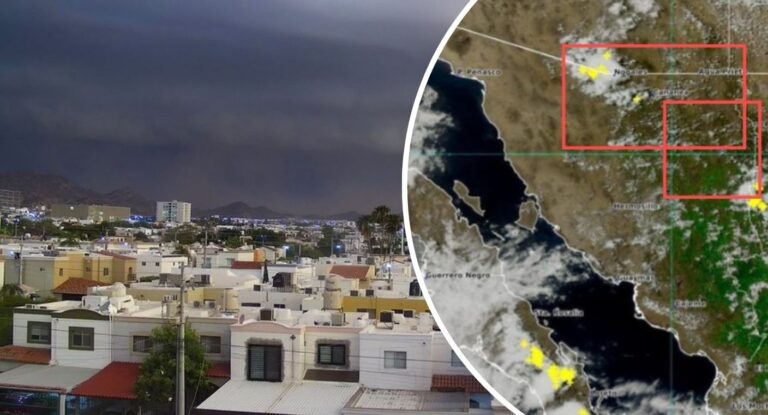 Alerta por lluvias intensas y posible crecida de arroyos en el norte de Sonora