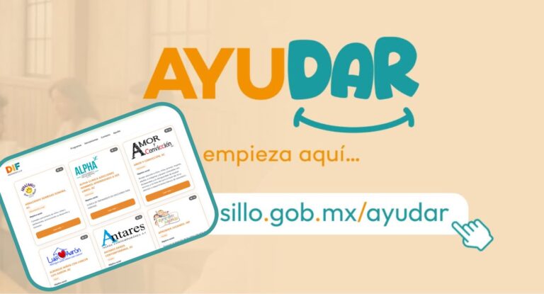 DIF Hermosillo lanza plataforma digital AYUDAR para apoyar a asociaciones civiles