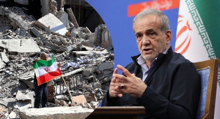 Presidente de Irán declara que su país enfrenta una guerra total contra Estados Unidos
