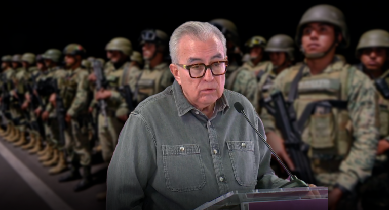 Gobierno de México descarta protección militar a Rubén Rocha Moya