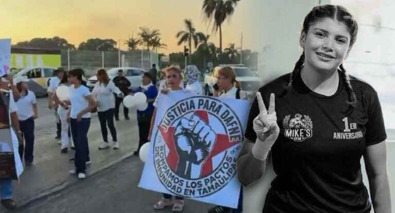 Crece la exigencia de justicia por la muerte de Dafne en campamento militarizado de Tamaulipas