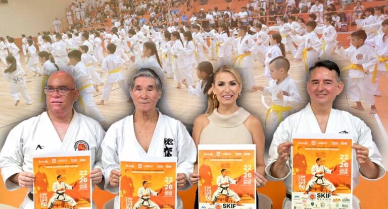 Hermosillo recibe a 500 competidores en la 41 Copa Hanshi Shiro Asano de karate