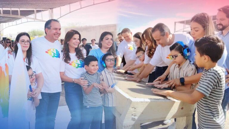 Inician en Hermosillo construcción de unidad deportiva para niños con autismo