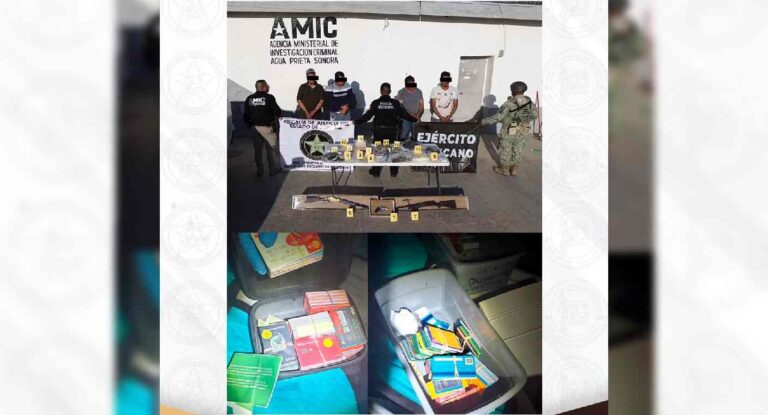 Desmantelan red de préstamos ilegales en Agua Prieta con mil 500 tarjetas aseguradas