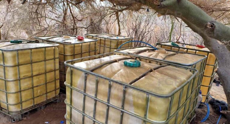Inhabilitan toma clandestina y aseguran 3 mil litros de hidrocarburo en Hermosillo