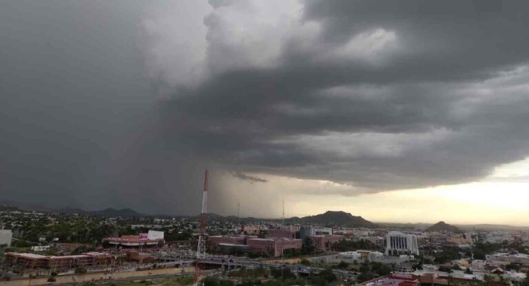 Pronostican aumento de tormentas en Hermosillo para esta noche