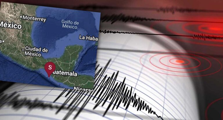 Sismo de magnitud 7.4 se registra frente a las costas de Chiapas