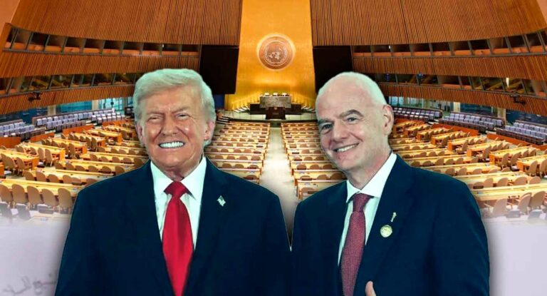 Donald Trump propone a Gianni Infantino como líder de la ONU