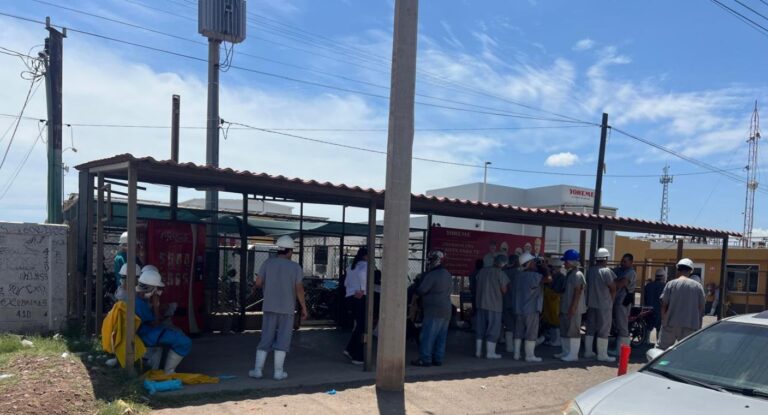 Fuga de amoniaco en Ciudad Obregón afecta a 18 trabajadores y detiene planta industrial