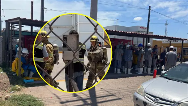 18 trabajadores intoxicados por fuga de amoniaco en planta de Cajeme