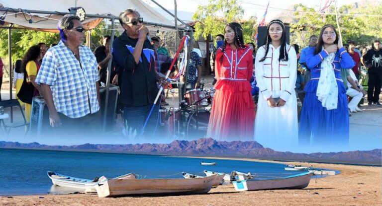 Pueblo Comcáac celebra el Año Nuevo Seri con ceremonia tradicional en Punta Chueca