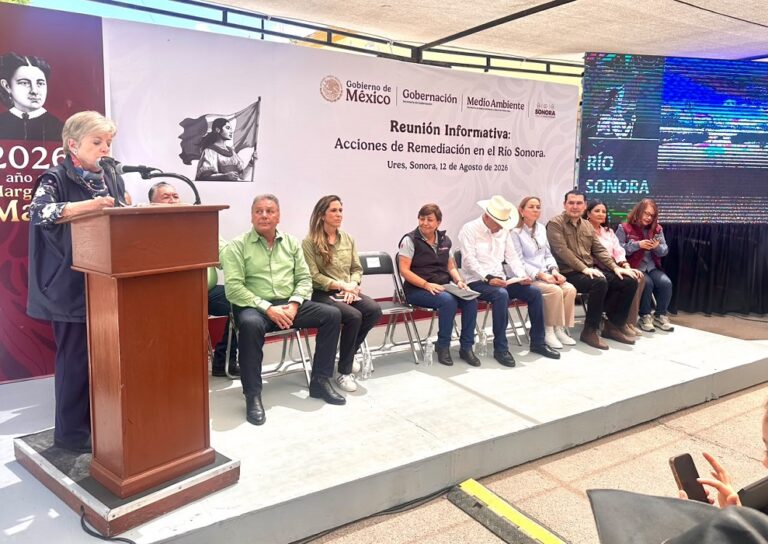Presentan plan integral para remediar contaminación en el Río Sonora