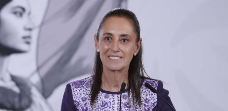 Claudia Sheinbaum defiende a Marina del Pilar ante señalamientos de narcotráfico