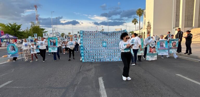 Colectivos de búsqueda marchan en Hermosillo para exigir justicia por desaparecidos en Sonora