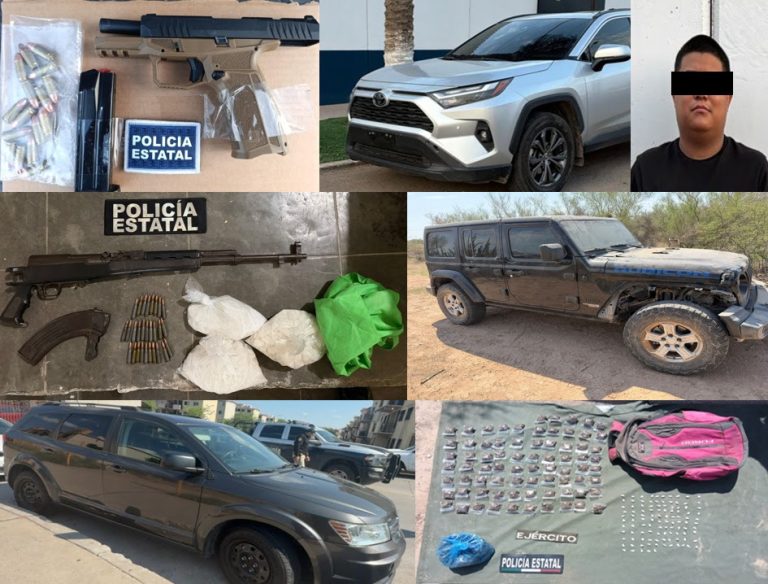 PESP intensifica operativo en Sonora con aseguramientos en varios municipios
