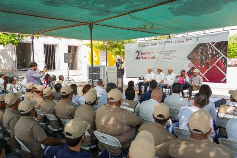 Sonora lidera la Segunda Jornada Nacional contra Dengue, Chikungunya y Zika en Navojoa